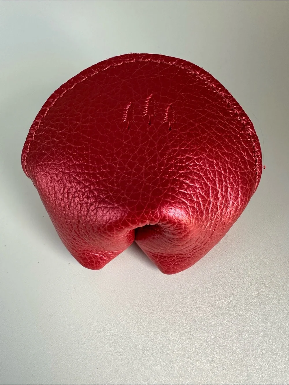 Portland Leather Red FORTUNE COOKIE POUCH